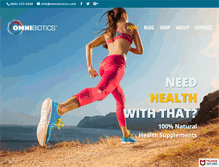 Tablet Screenshot of omnibiotics.com